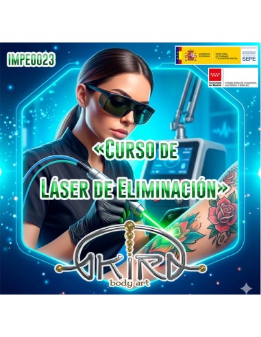  Curso Eliminación de Tatuajes con Láser Estético (48 horas)