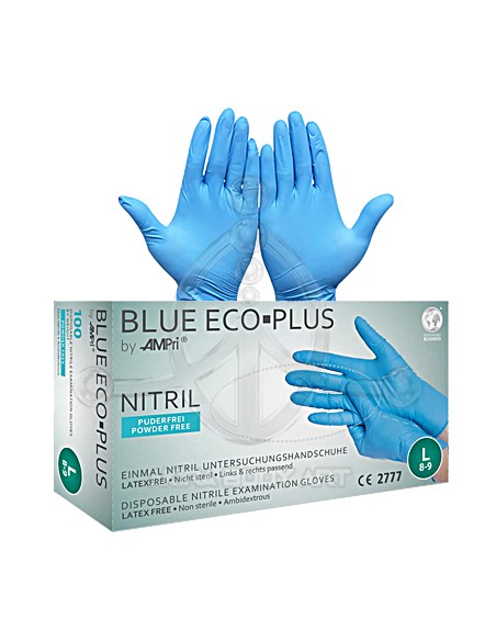 Guantes de Nitrilo AZUL de Pura Comfort