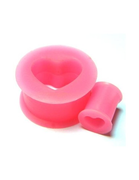 Dilatador silicona plug corazón