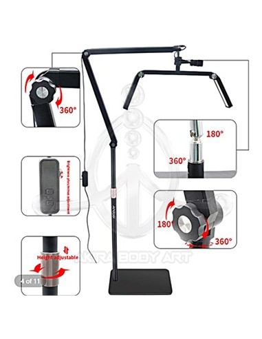 Lampara con brazo flexible