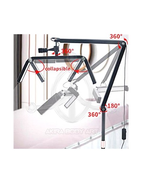 Lampara con brazo flexible