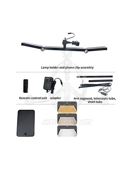Lampara con brazo flexible