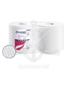 Toallitas de celulosa en rollo. Bobina AIRTECH LUCART 400 - 50 gr/m2