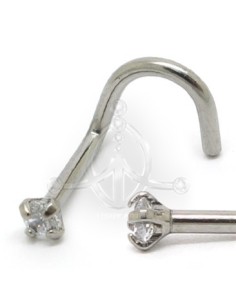 Nostril Joya Titanio 4E. Medida: 1 x 7 mm
