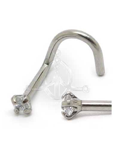 Nostril Joya Titanio 4E. Medida: 1 x 7 mm