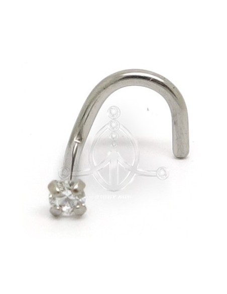 Nostril Joya Titanio 4E. Medida: 1 x 7 mm