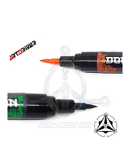 Rotulador Inkdelible 2: Double Dragon (Naranja/Verde)