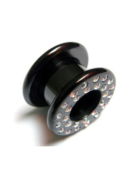 Dilatador acero negro joyas.