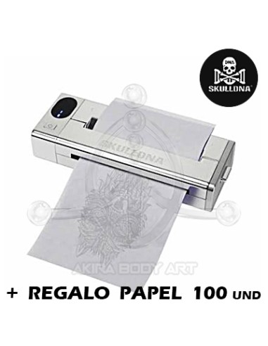 Impresora inalámbrica SKULLDNA Pocket + Papel de regalo