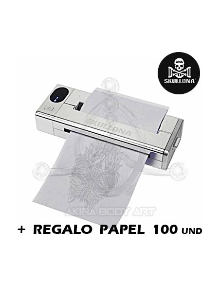 Impresora inalámbrica SKULLDNA Pocket + Papel de regalo