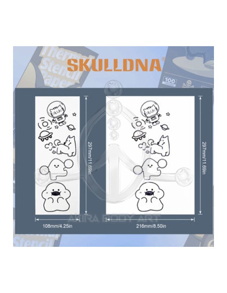 Papel térmico para plantillas - Impresora POCKET