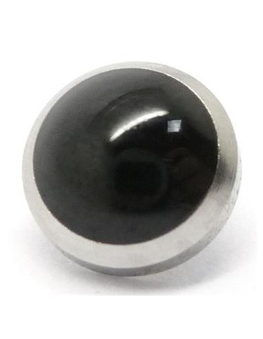 Repuesto microdermal piedra negra de 5mm