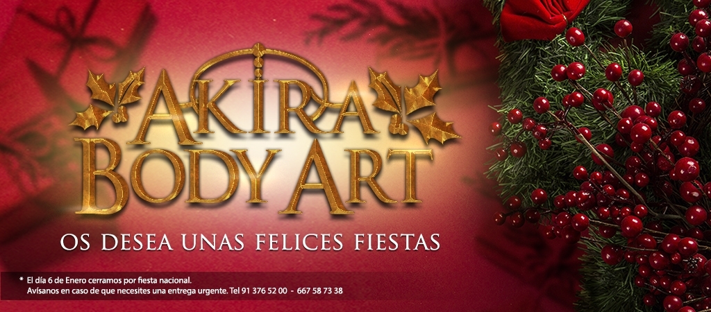 ¡Felices Fiestas! - AKIRA BODY ART