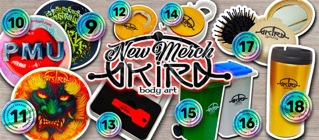 21º Aniversario AKIRA BODY ART - ¡Elige tu regalo! (Hasta fin de existencias)
