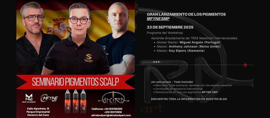 Seminario Pigmentos SCALP - Gran lanzamiento de los pigmentos MFYNESMP