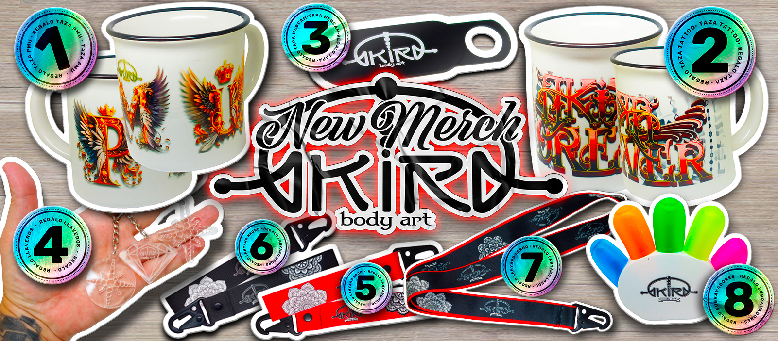 AKIRA BODY ART 21st Anniversary - Choose your gift! (While supplies last)