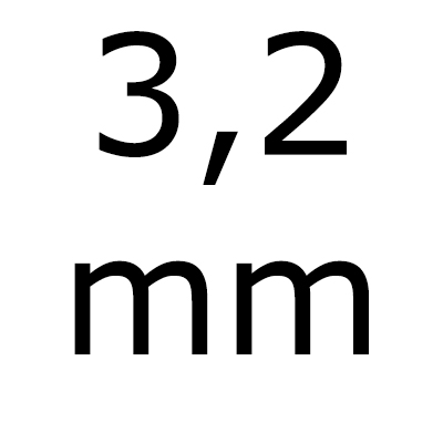3,2 mm