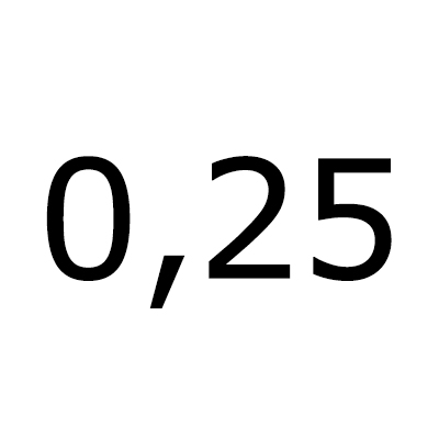 0,25