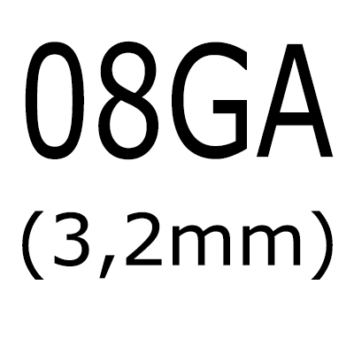 08 GA (3,2 mm)