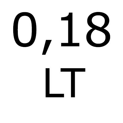 0,18 - LT