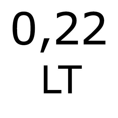 0,22 - LT