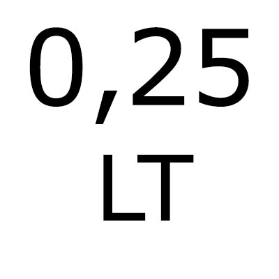 0,25 - LT