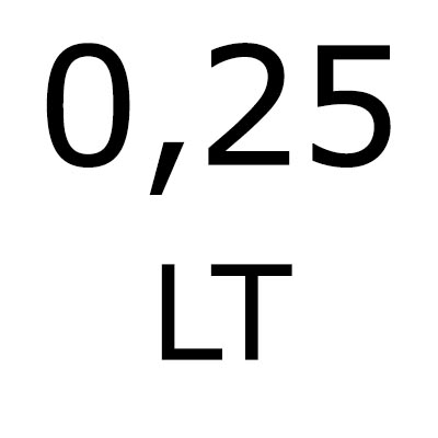 0,25 LT