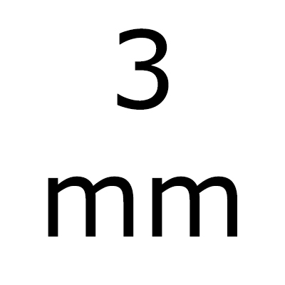 3 mm