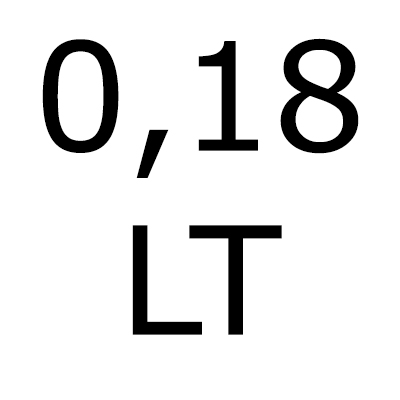 0,18 - LT