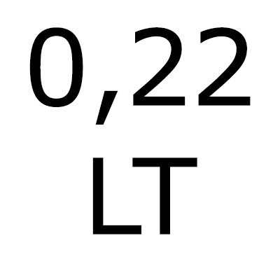 0,22 - LT