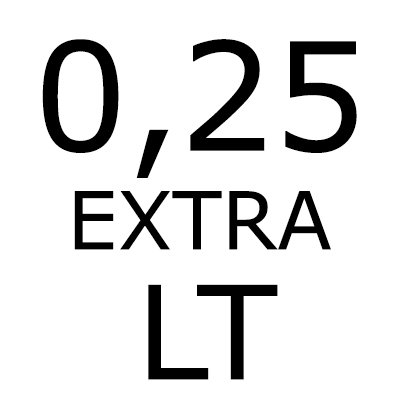 0,25 Extra Long Taper