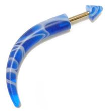Polyester Fake ear Claw (white tribal pattern)