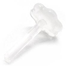 BioPlast Labret with base of flower