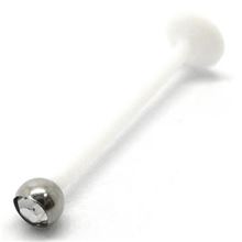 BioFlex-BioPlast Labret with jewelled ball