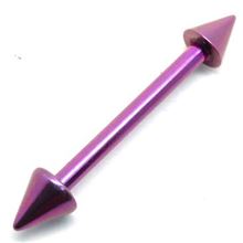 Titanium Barbell with cones