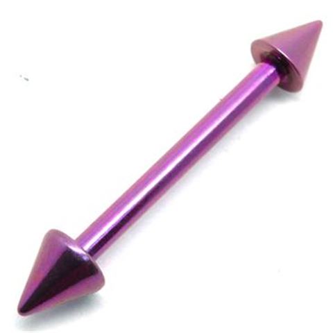 Titanium Barbell with cones