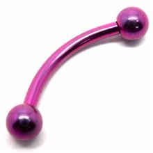 Titanium Micro-curved Barbell