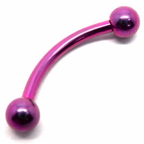 Titanium Micro-curved Barbell
