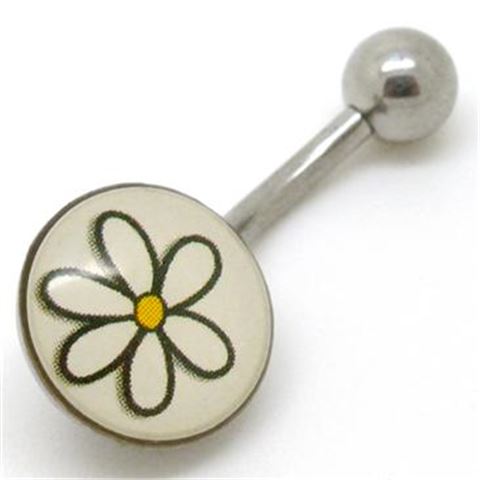 Belly Bar with picture (12mm)
