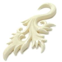Tribal Ear Hook made from horn