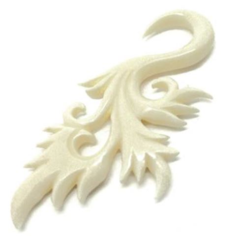 Tribal Ear Hook made from horn