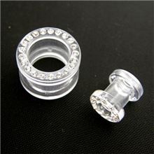 Threaded Jewelled Tunnel. Transparent