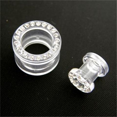 Threaded Jewelled Tunnel. Transparent