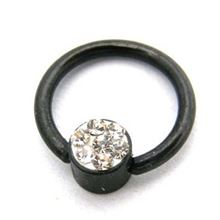 Black BCR with multi-Jewelled plug
