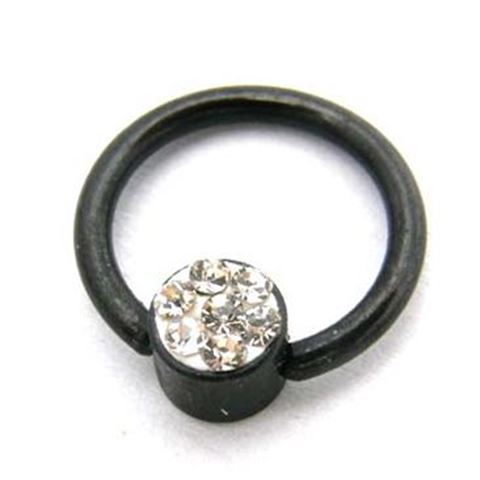 Black BCR with multi-Jewelled plug