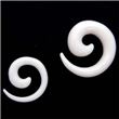 Ear Spiral White Acrylic