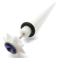 Fake Ear Expander with jewell