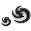 Espiral Acrílico. TRIBAL NEGRO