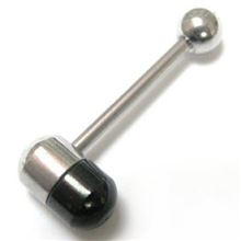 Black Steel Barbell