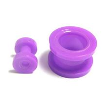 Threaded Flesh Tunnel PURPLE